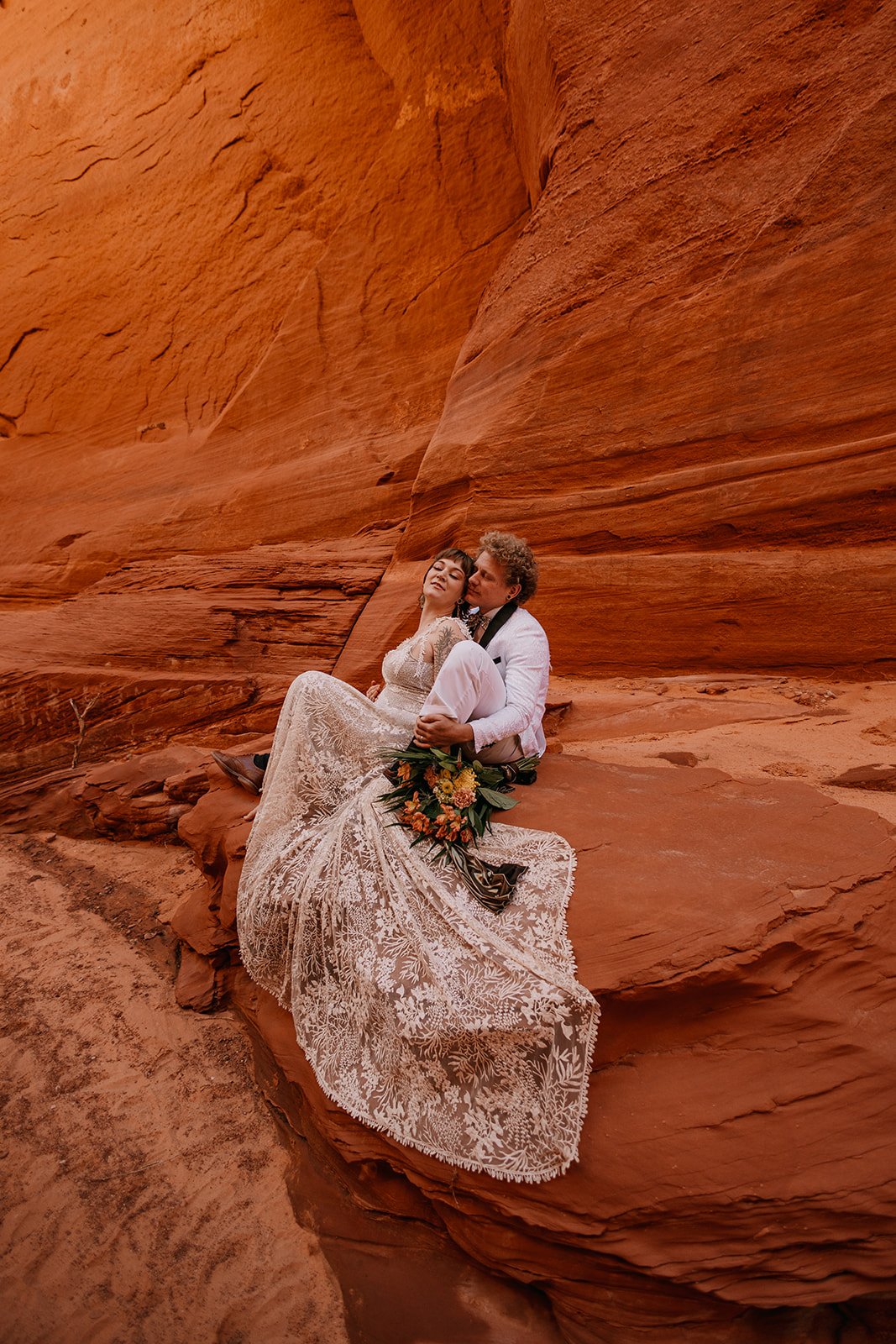 Slot Canyon Elopement Inspiration