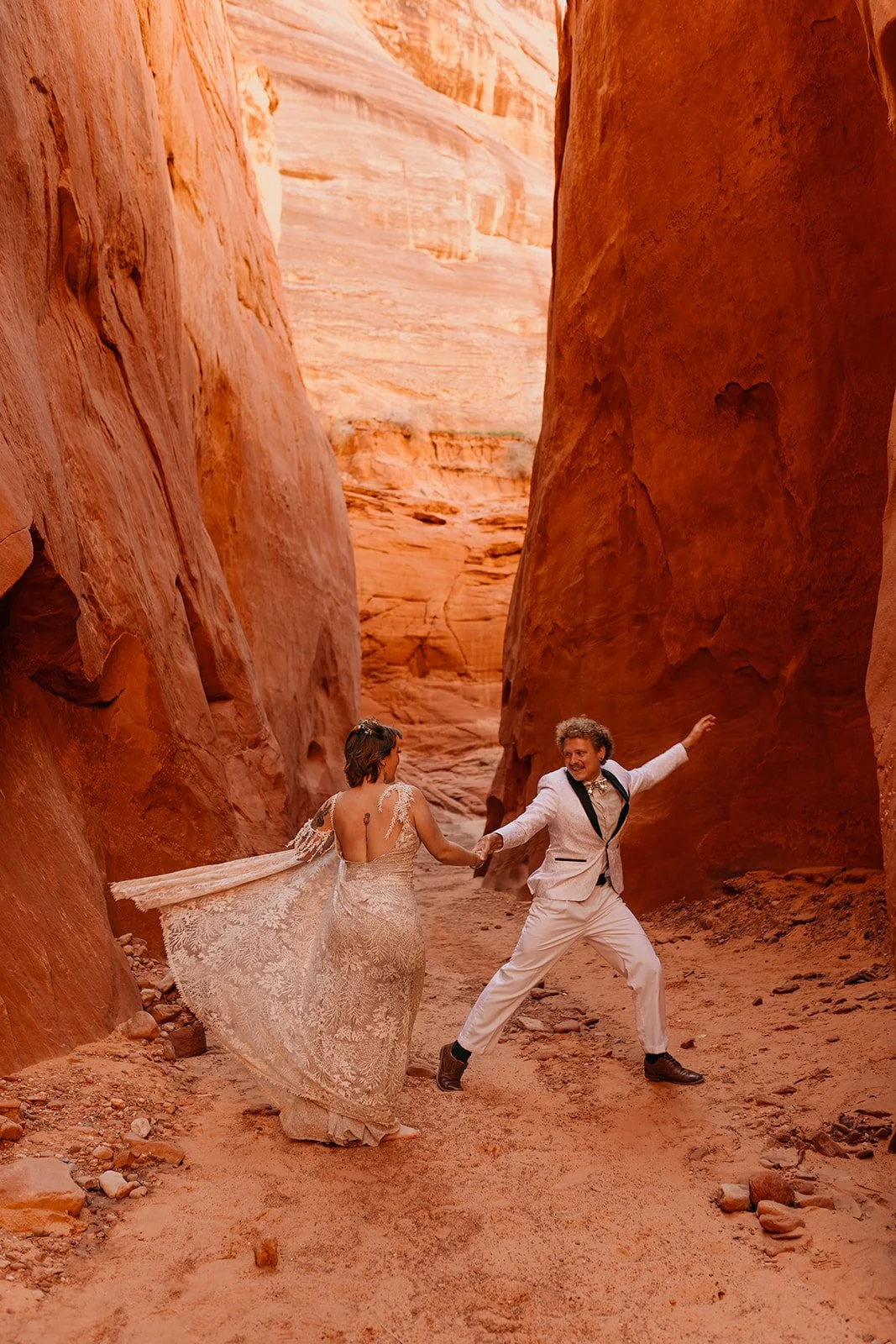 Slot Canyon Elopement Inspiration