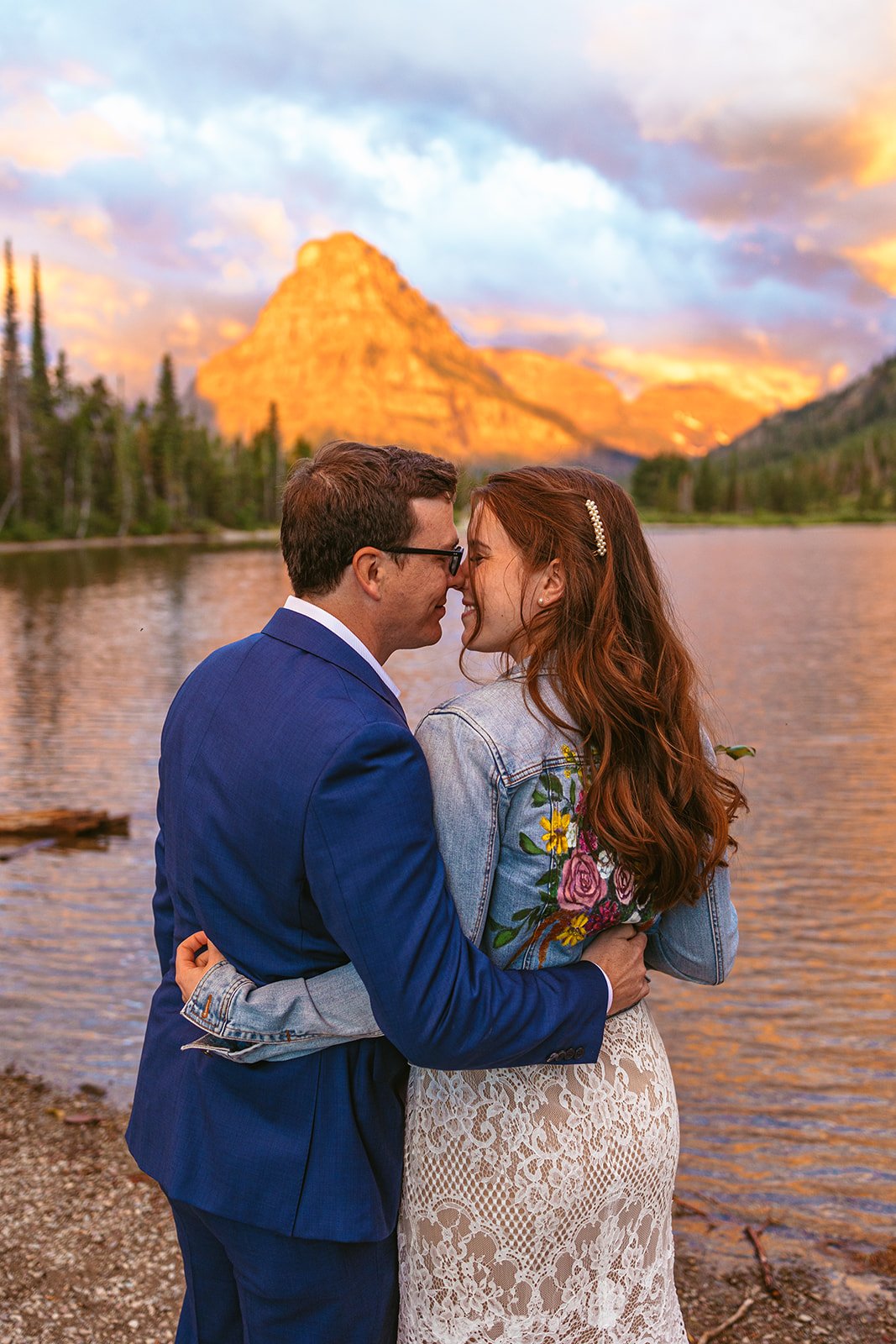Glacier National Park Wedding Elopement Summer