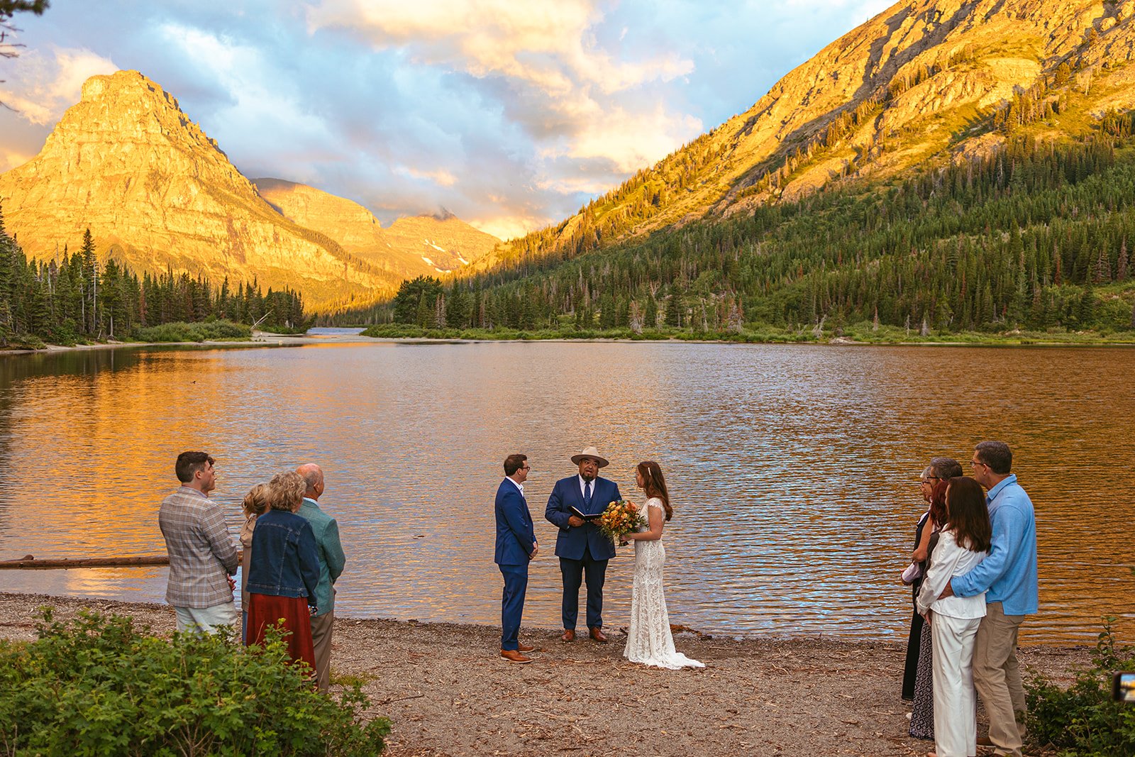 Glacier National Park Wedding Elopement Summer