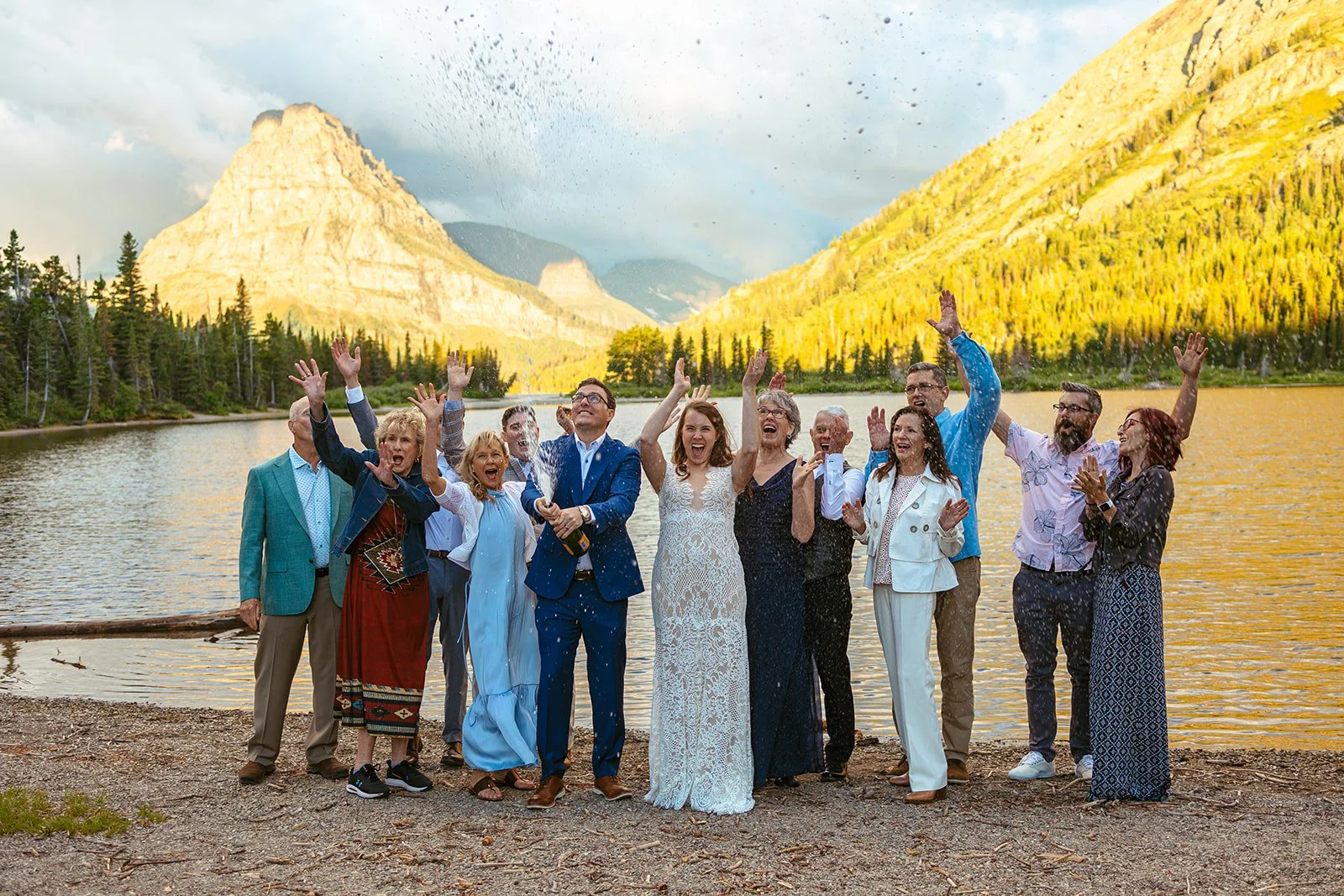 Glacier National Park Wedding Elopement Summer