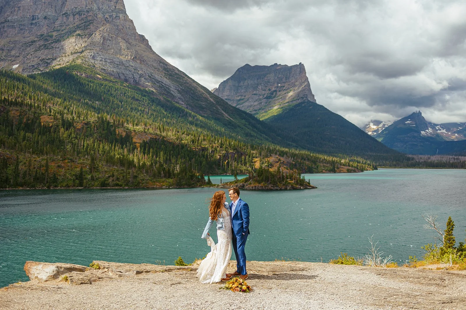 Glacier National Park Wedding Elopement Summer