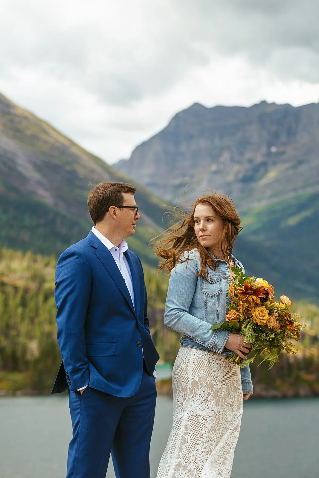 Glacier National Park Wedding Elopement Summer