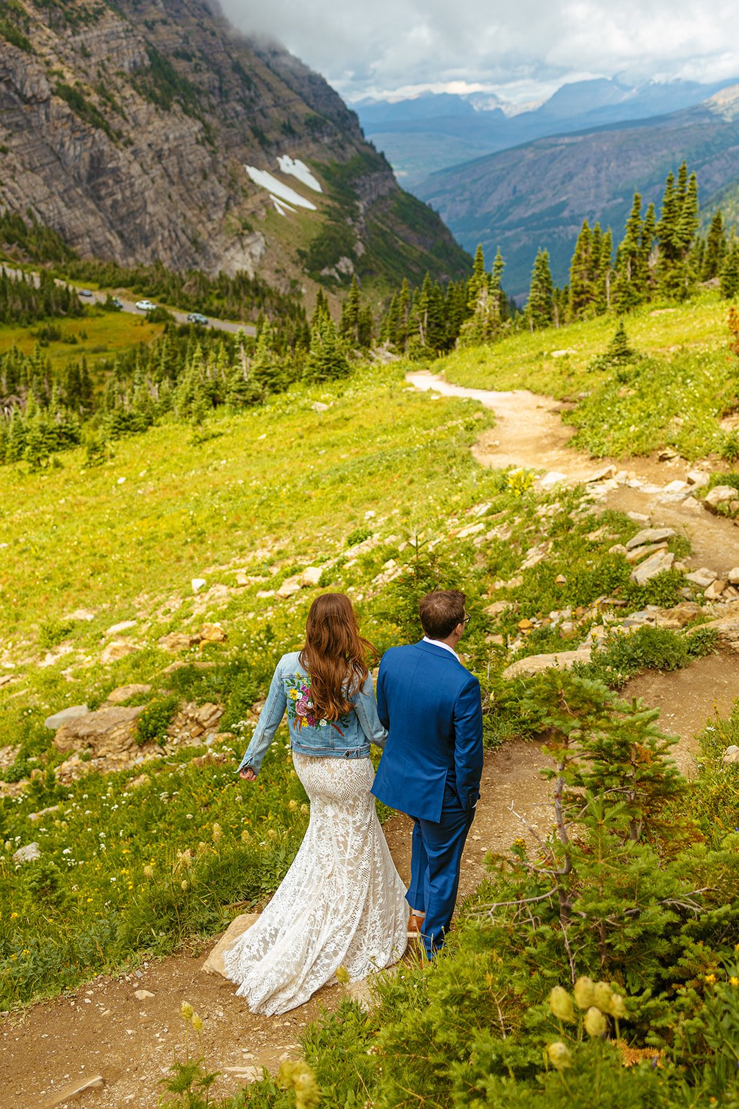 Glacier National Park Wedding Elopement Summer