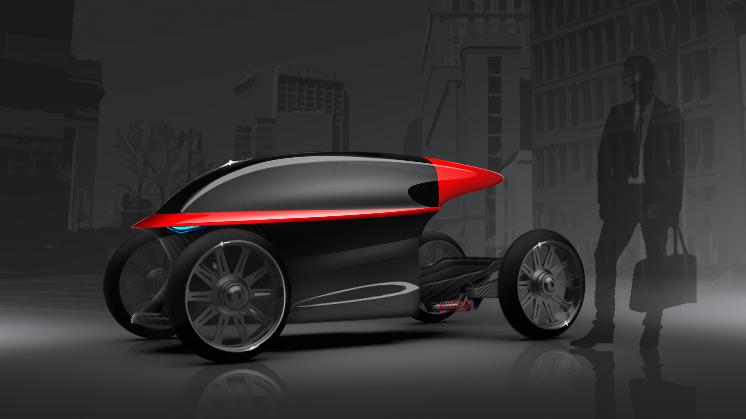 Detroit 2030 Urban commute Vehicle