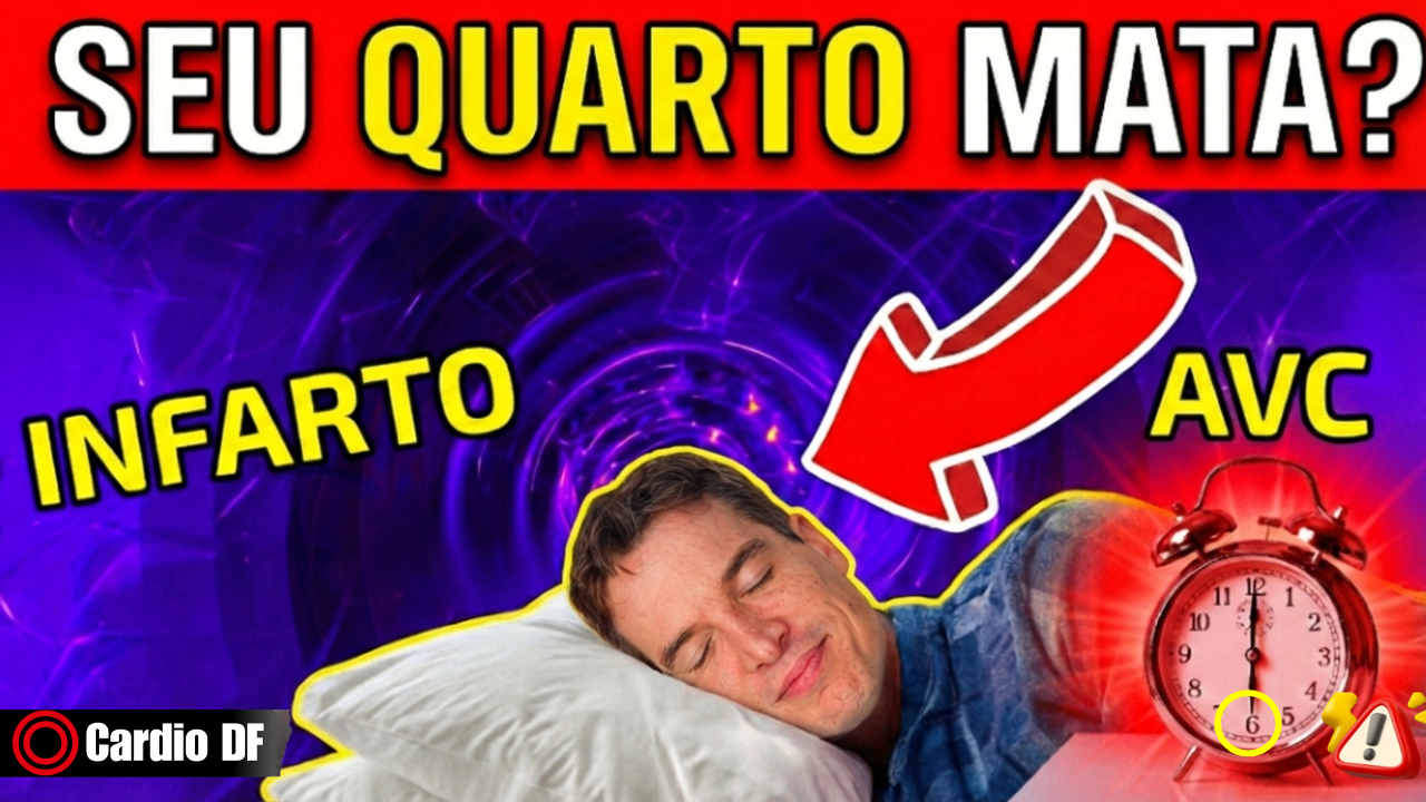 SEU QUARTO VIROU "ZONA DE PERIGO" PARA INFARTO e DERRAME?