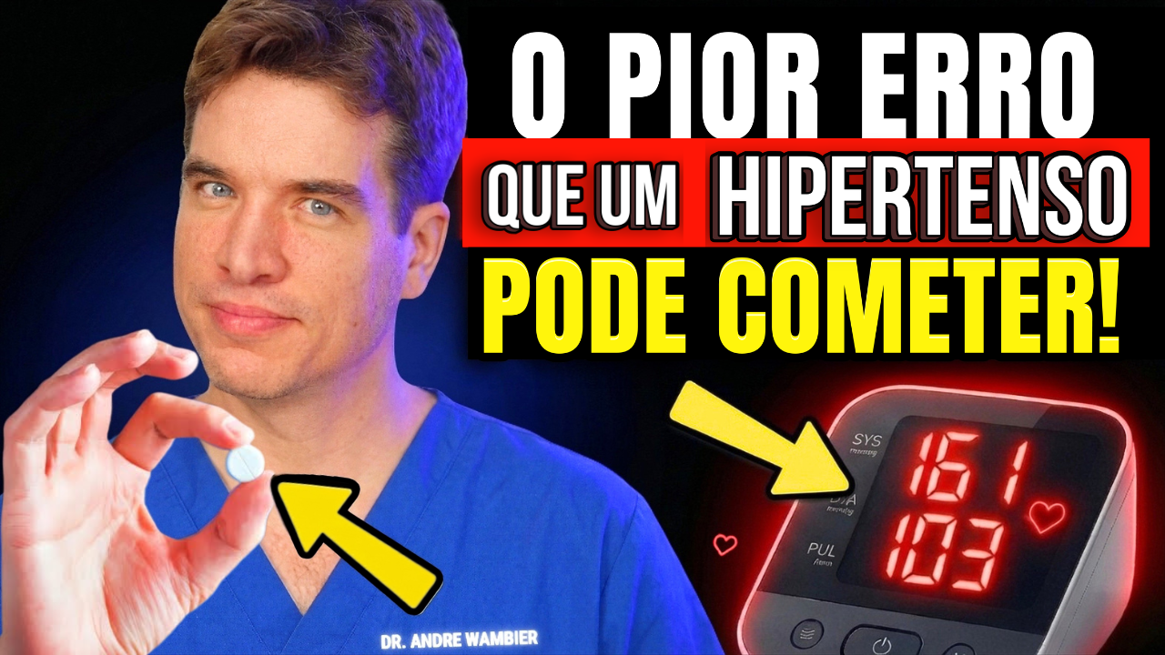PRESSÃO 160/100 MESMO COM REMÉDIO? O ERRO pode estar AQUI