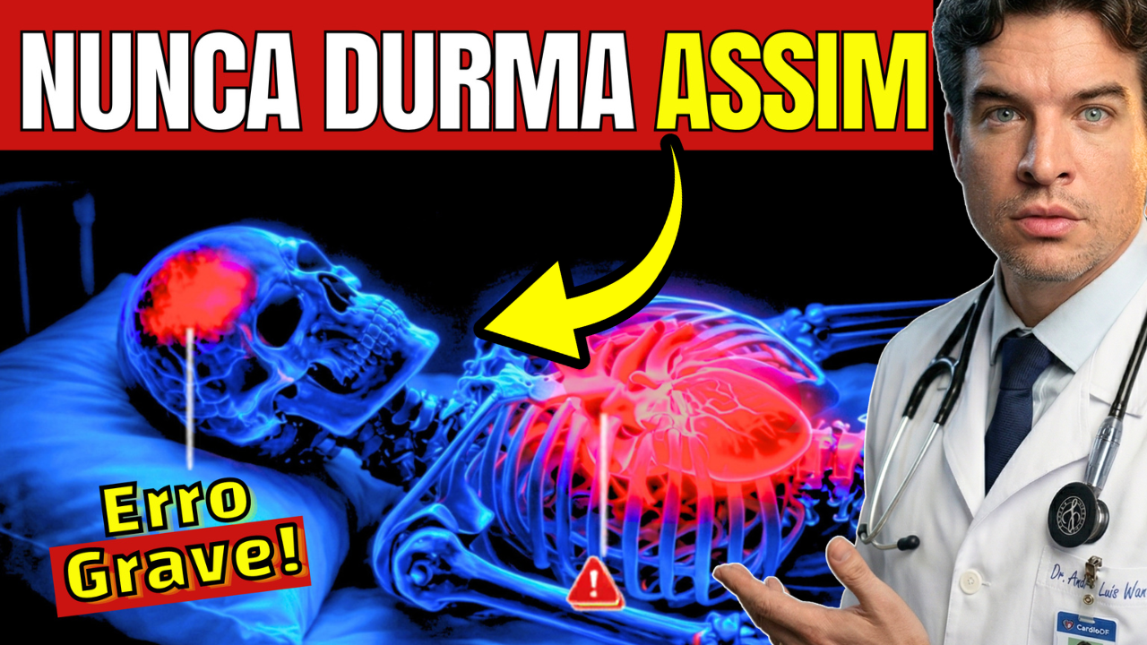 Lado Esquerdo ou Direito? Seu CORAÇÃO  está em PERIGO se você DORME do Jeito ERRADO!