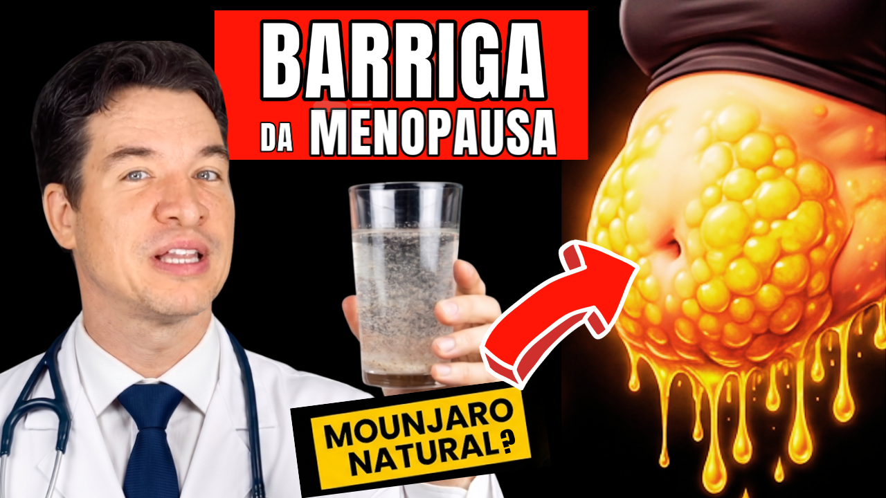 "MOUNJARO NATURAL" existe? | 3 Travas que Fazem sua BARRIGA CRESCER na menopausa.