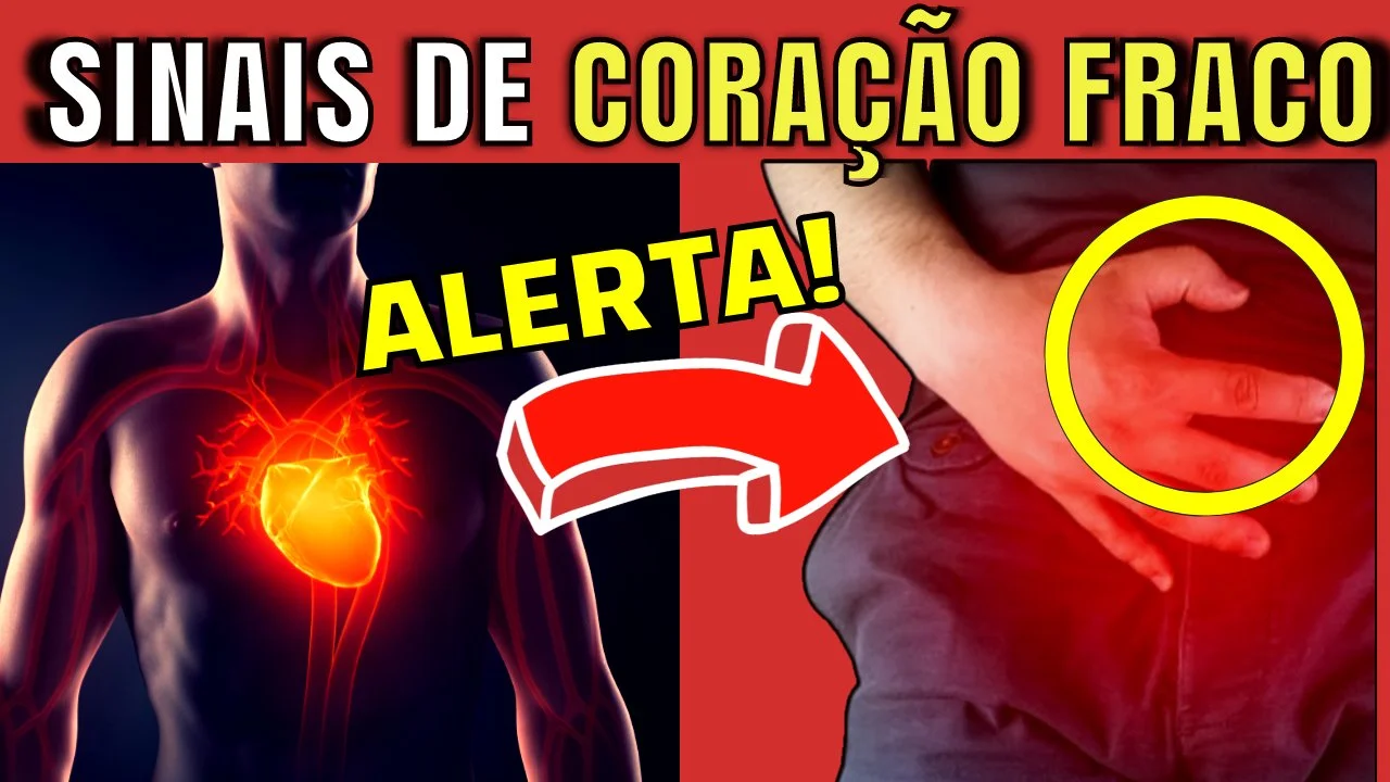 10 SINTOMAS de ALERTA de CORAÇÃO FRACO que você NÃO PODE IGNORAR ...