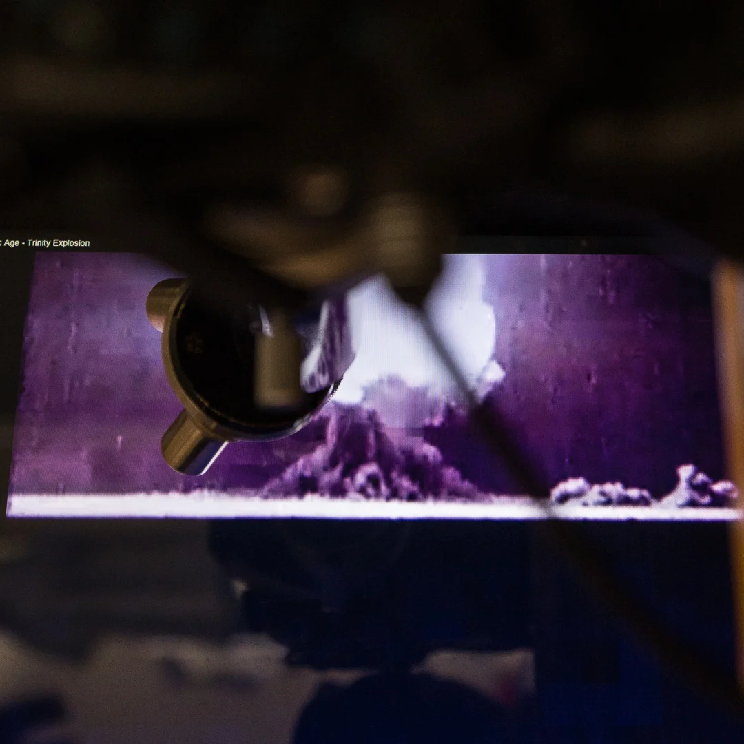 Photomicrography in progress