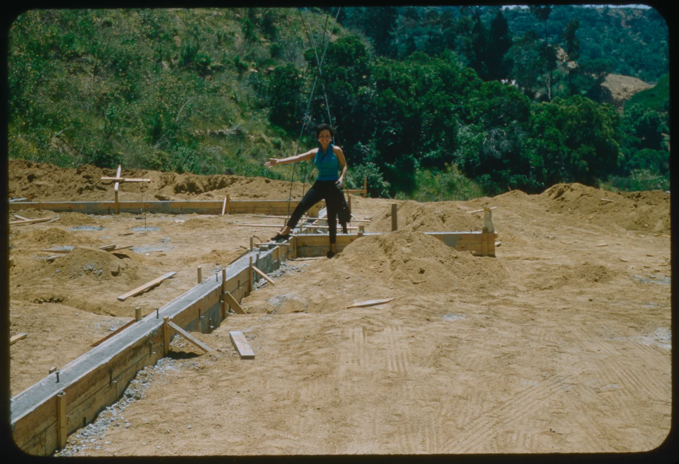 Harriet Kennedy on her Plot 1950's