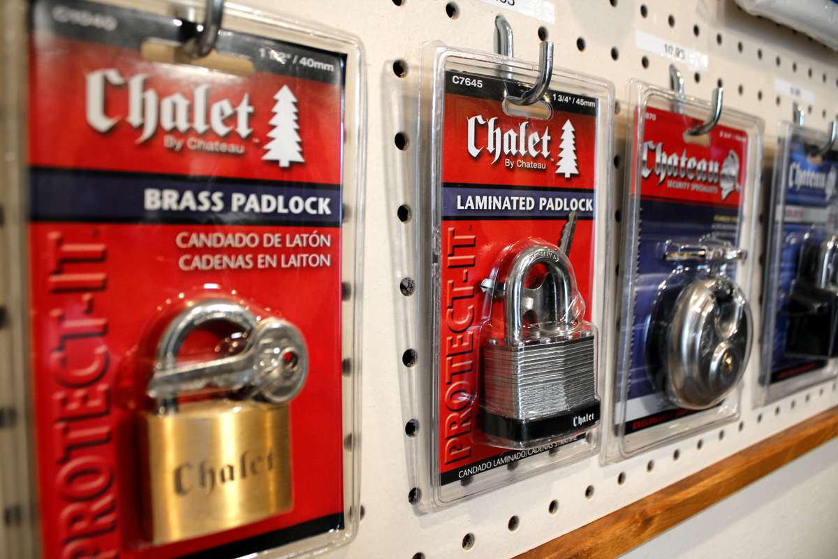 We sell locks....
