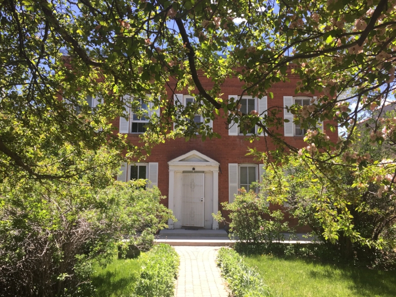 A historic four-plex apartment building sets the tone in a Southside neighborhood.