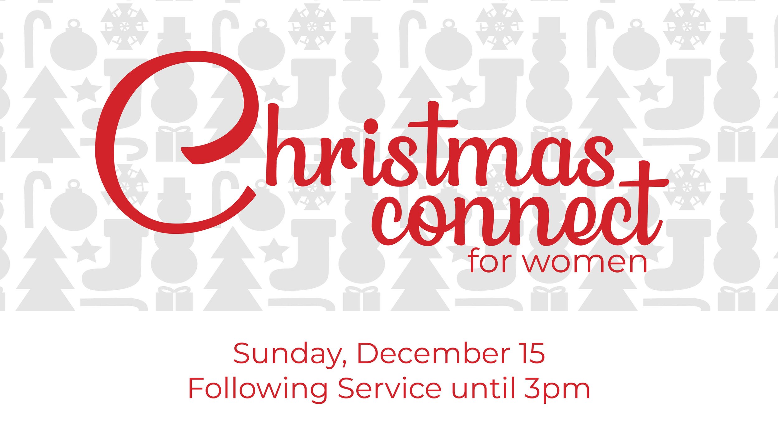 Christmas Women's Connect