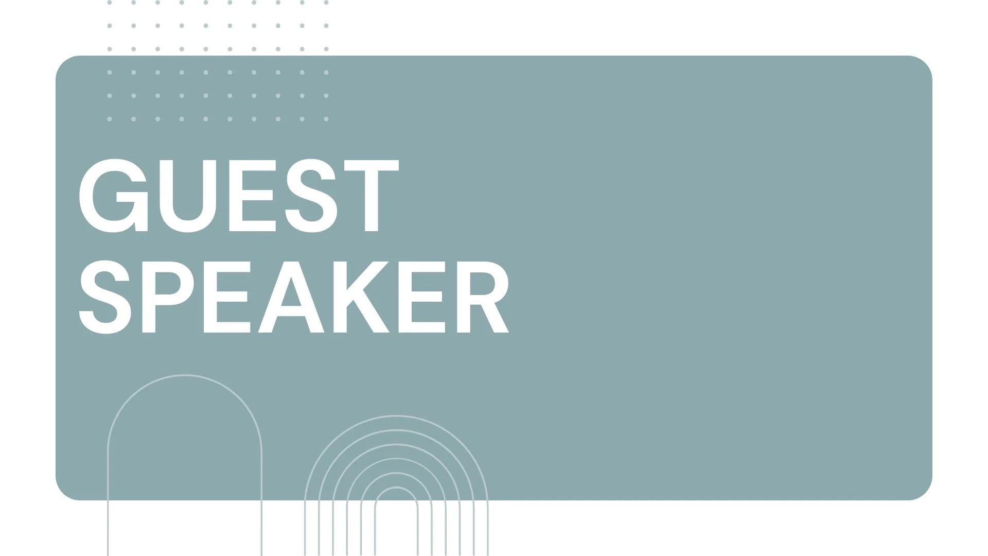 2026 Guest Speakers
