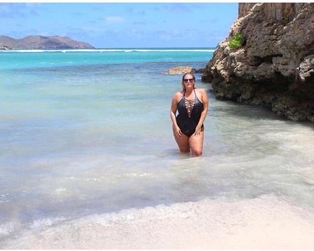 @kristenpicone_ giving us all the beach vibes in the HILO one piece. 🔥🔥🔥