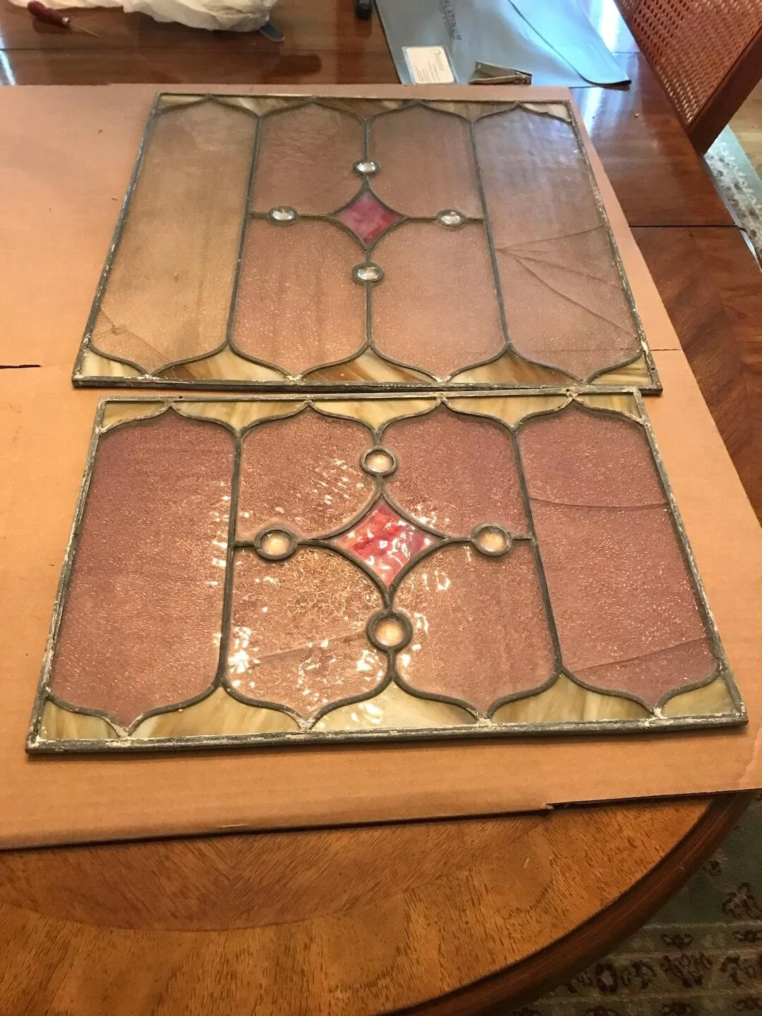Antique Window Panels to be Re-built