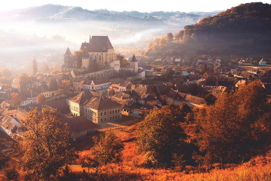 Biertan 16th century fortified church and Saxon village