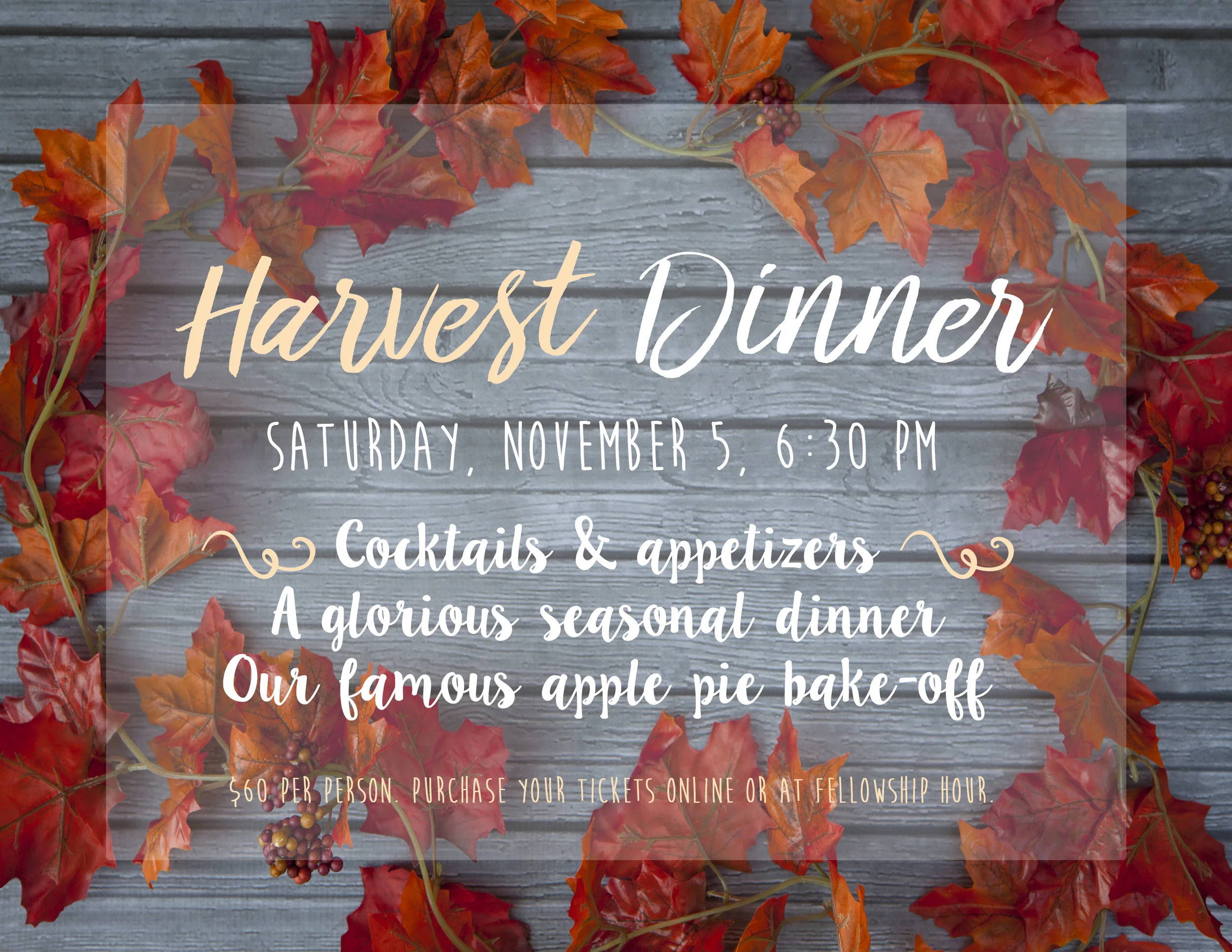 Harvest Dinner