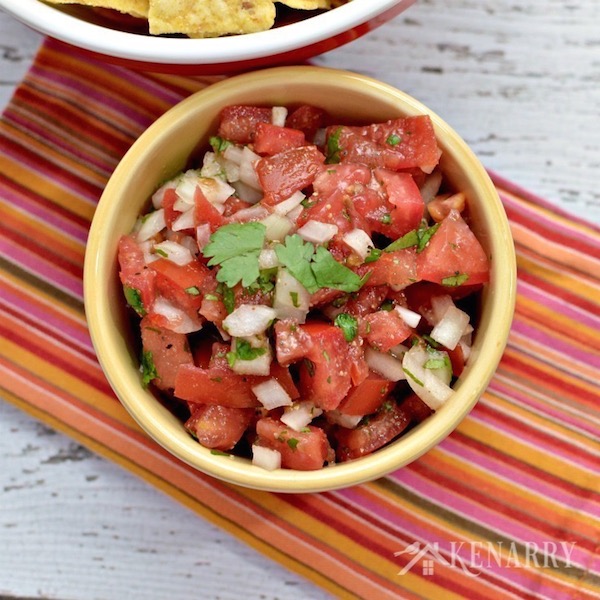 Homemade Pico de Gallo Recipe from Kenarry 