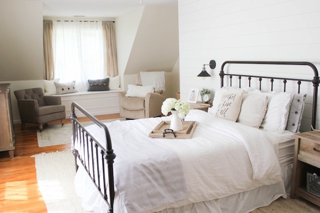 Farmhouse Master Bedroom from Lauren McBride