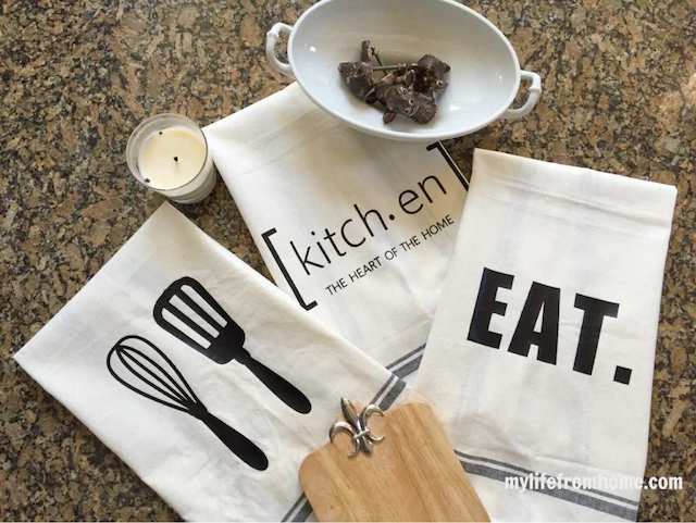 DIY Kitchen Towels from My Life From Home