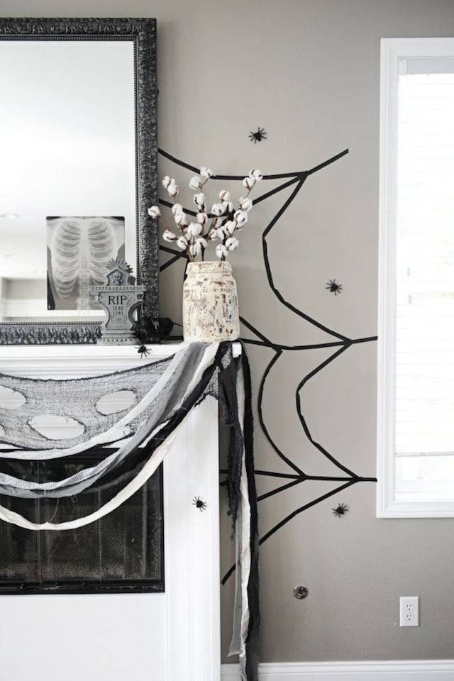 Washi Tape Spiderweb from Pink Peppermint Design