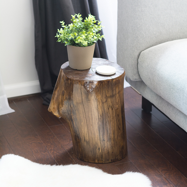 Tree Stump Side Table from Simply Designing