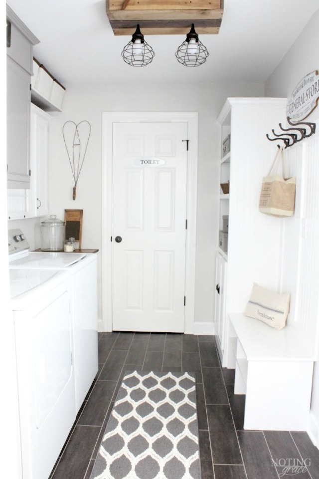 Mud Room Reveal from Noting Grace