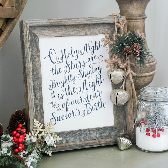 Christmas Printable from The Turquoise Home