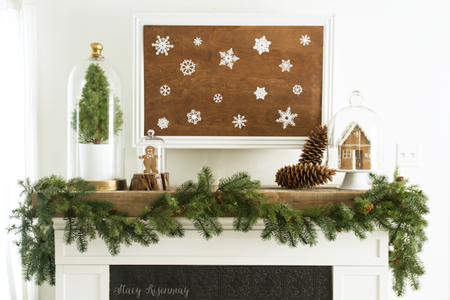 Christmas Mantel from Not Just A Housewife