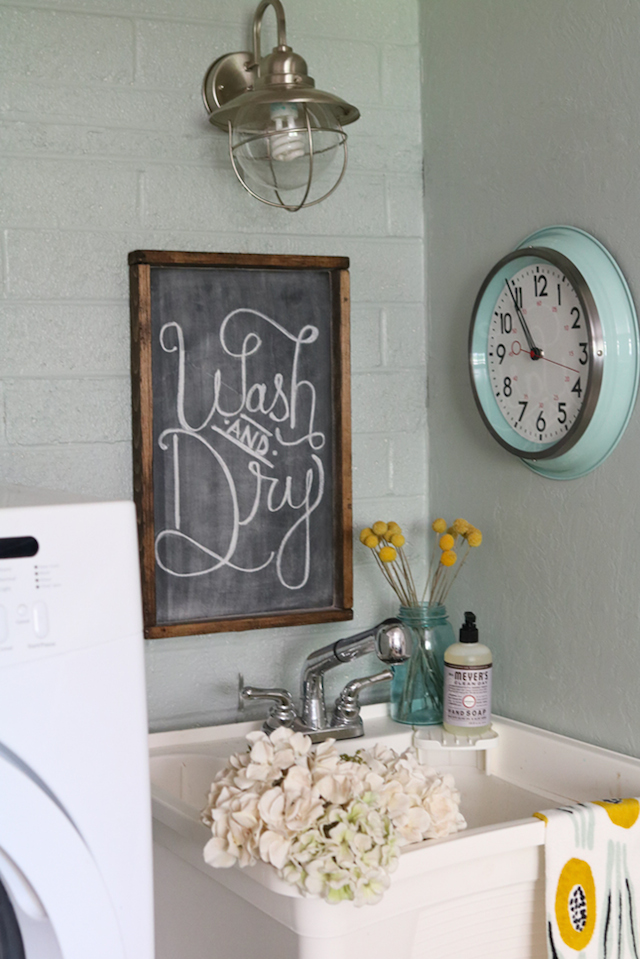 Laundry Room on a Budget from Lolly Jane