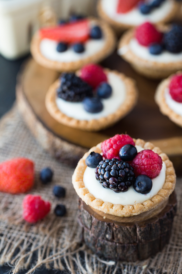 Cream Cheese Fruit Tarts from Simply Stacie
