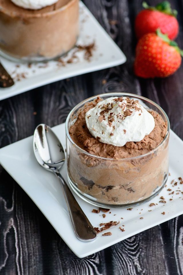 3 Ingredient Chocolate Mousse from Almost Supermom