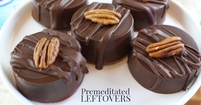 Turtle Candy Chocolate Dipped Oreo Cookies from Premeditated Leftovers