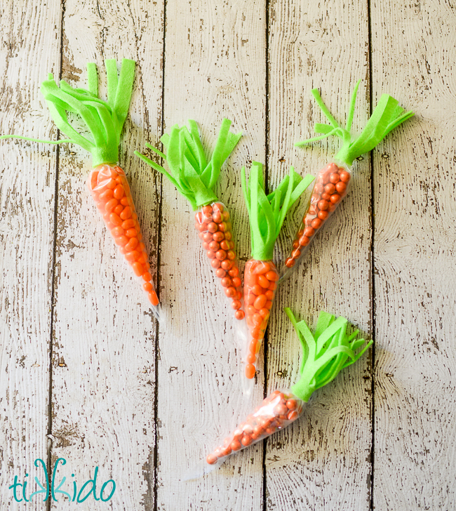 Candy Filled Carrot Goodie Bag from Tikkido