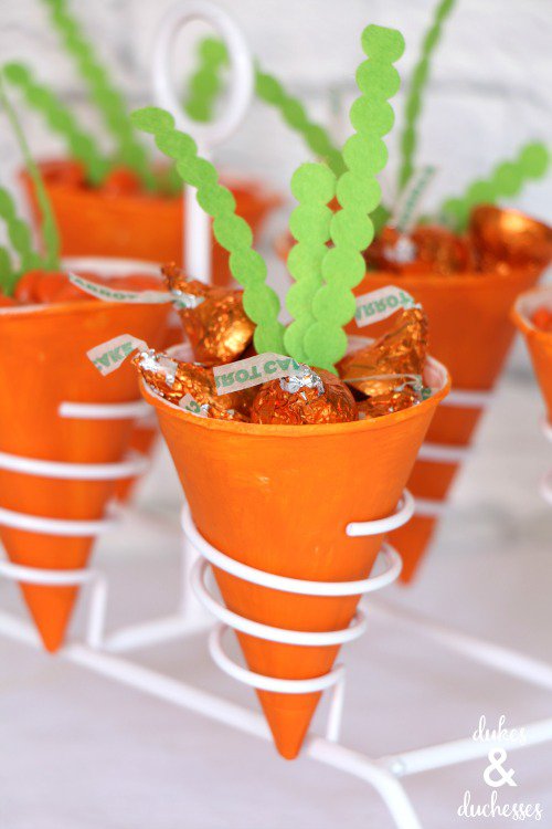 Carrot Treat Cones from Dukes & Duchesses