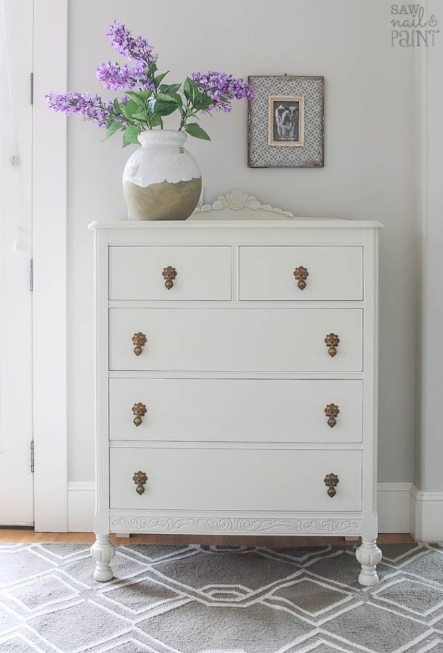 Dresser Makeover from Saw Nail & Paint