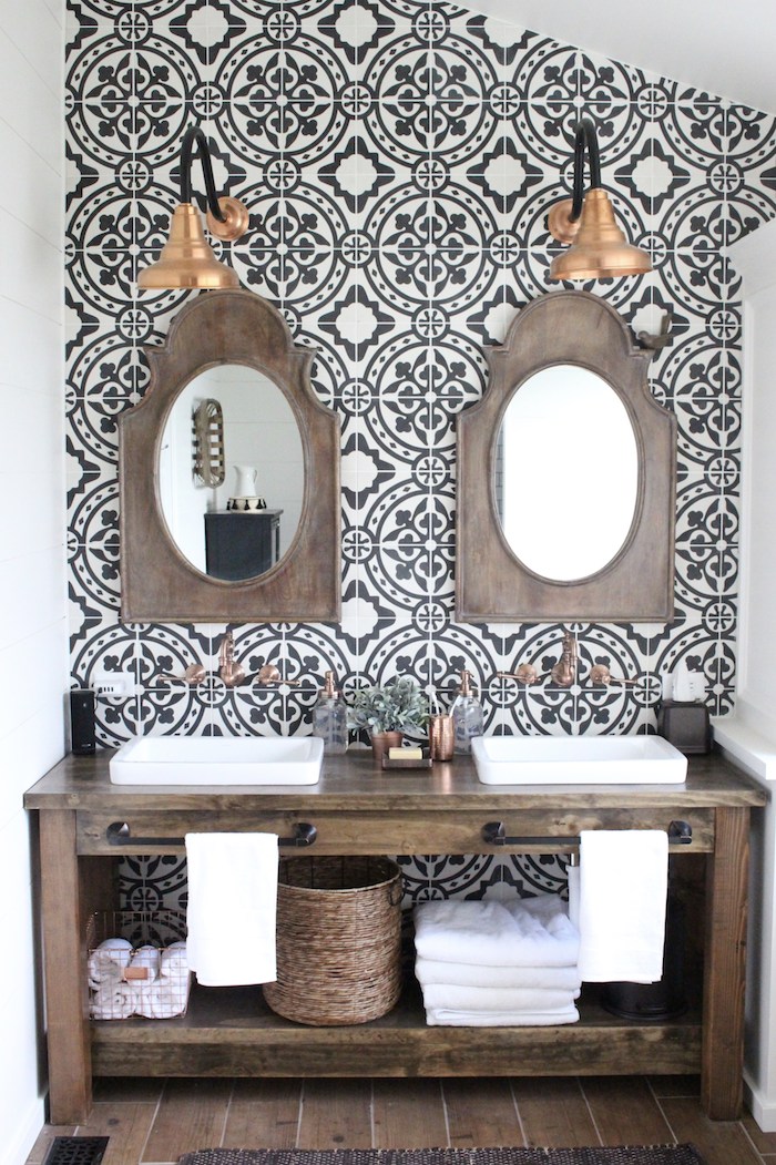 Farmhouse Bath Renovation from My Life From Home
