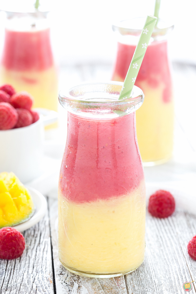 Mango Raspberry Smoothie from Cooking on the Front Burner