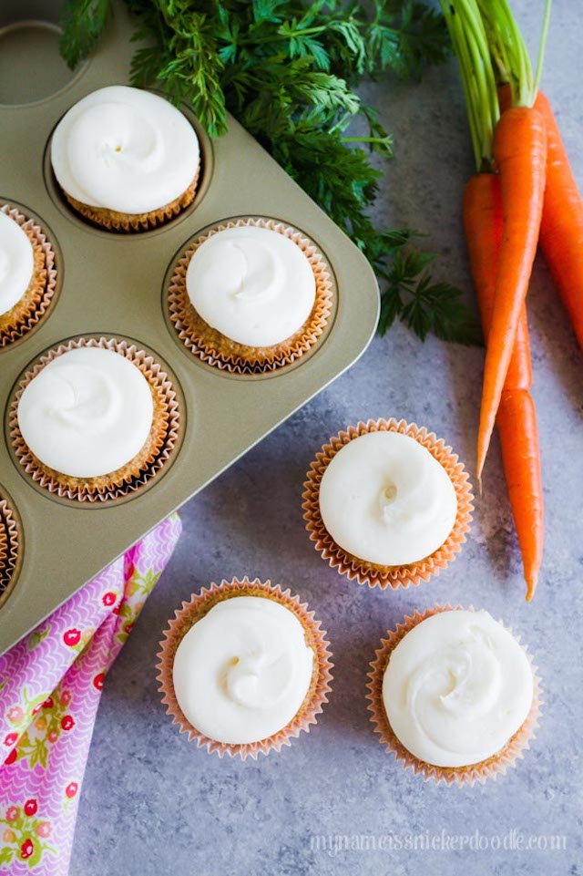Carrot Cupcakes from Lolly Jane Blog