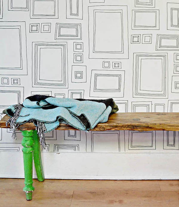 DIY Bench from Pillow Box Blue