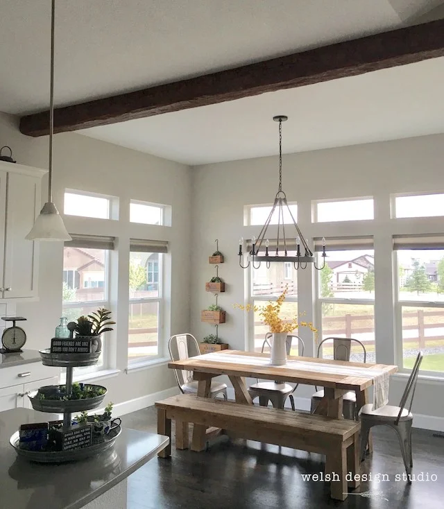 Faux Wood Beam Install from Welsh Design Studio