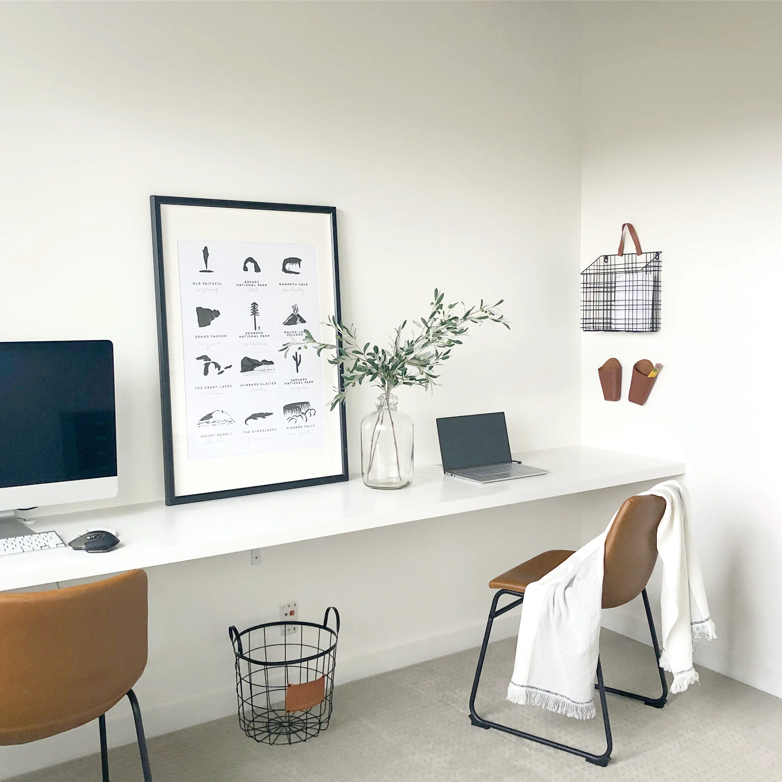 An Office Makeover for Zoom Calls — Colors and Craft