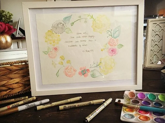 Working on something special for one of my people #IPeter4:8 #friendstoolongtocount #18years #weareold #shegetsme @rab0504 ❤️#3penniesdesigns