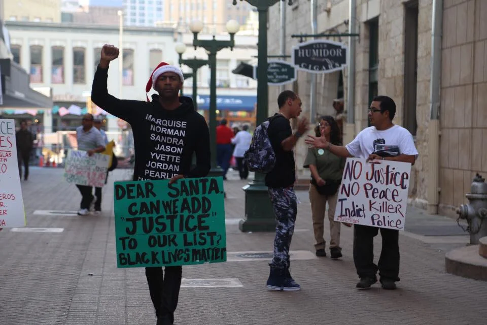 Protestor-San Antonio TX