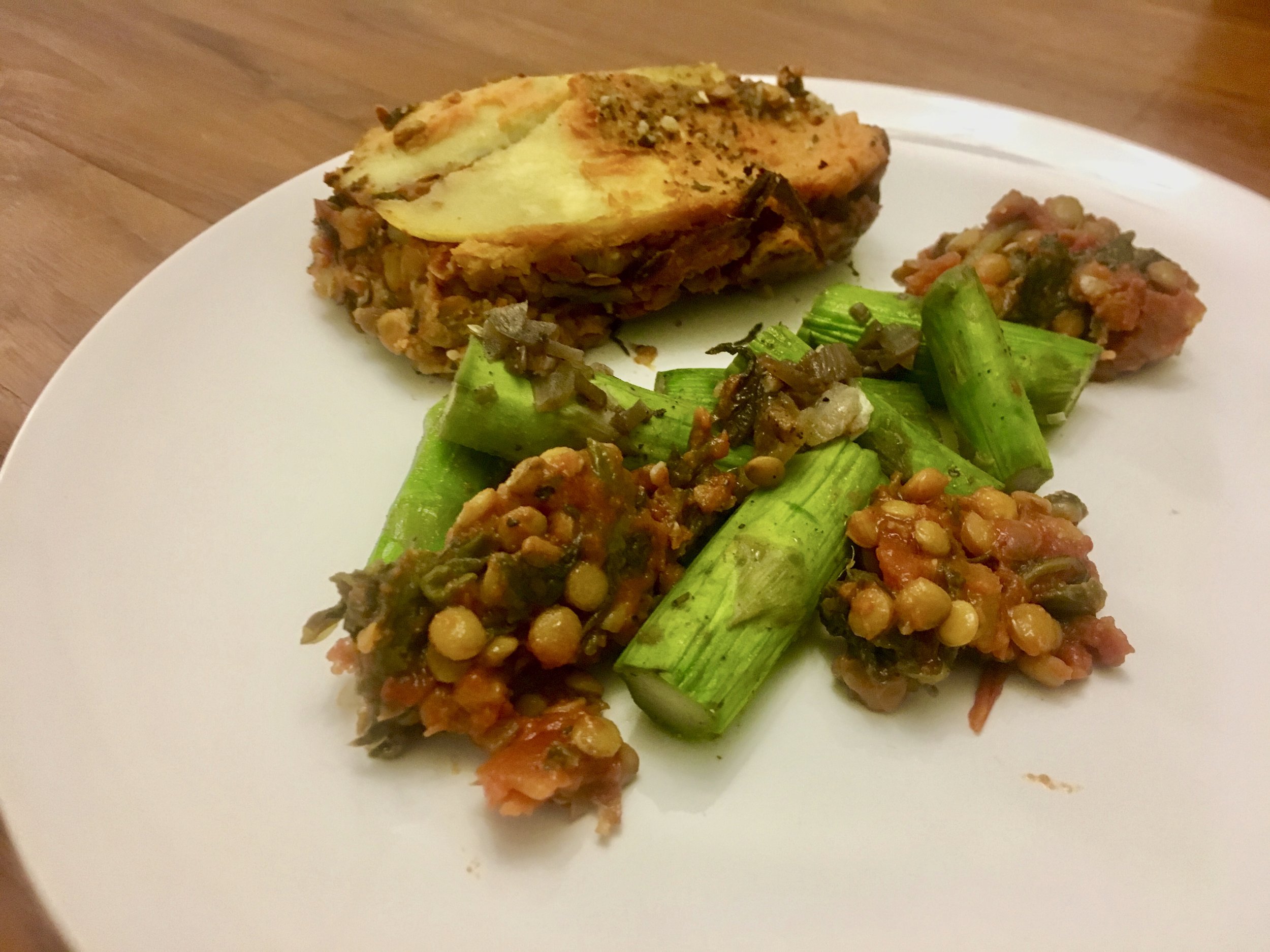 You can use the lasagna as a side dish or Enjoy it with some vegetables on the side