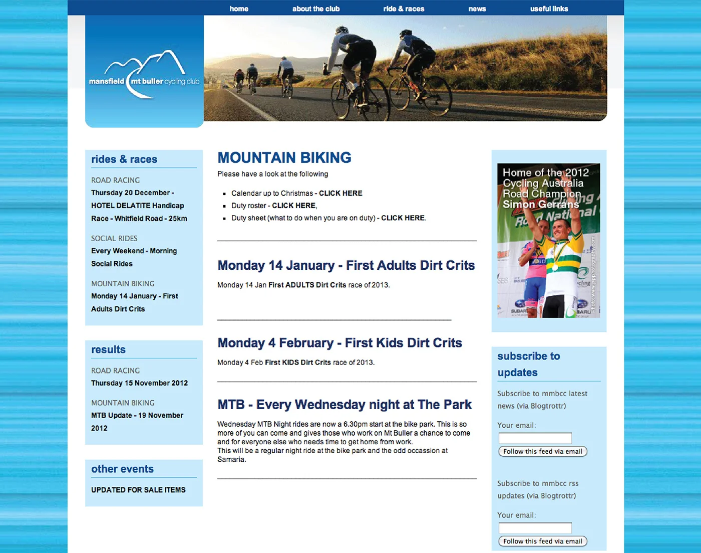 Mansfield Mt Buller Cycling Club