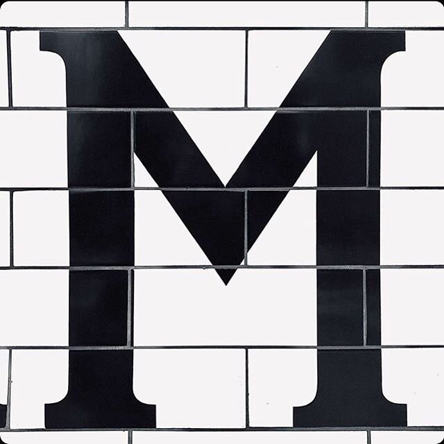 Tiled M (Super find generously shared by @whiskyfordinner Thanks Craig)